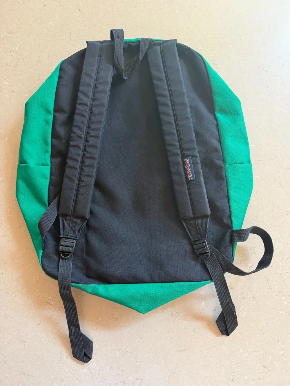 Jansport SuperBreak Green Backpack Unisex Bookbag School Travel Classic JS00T501